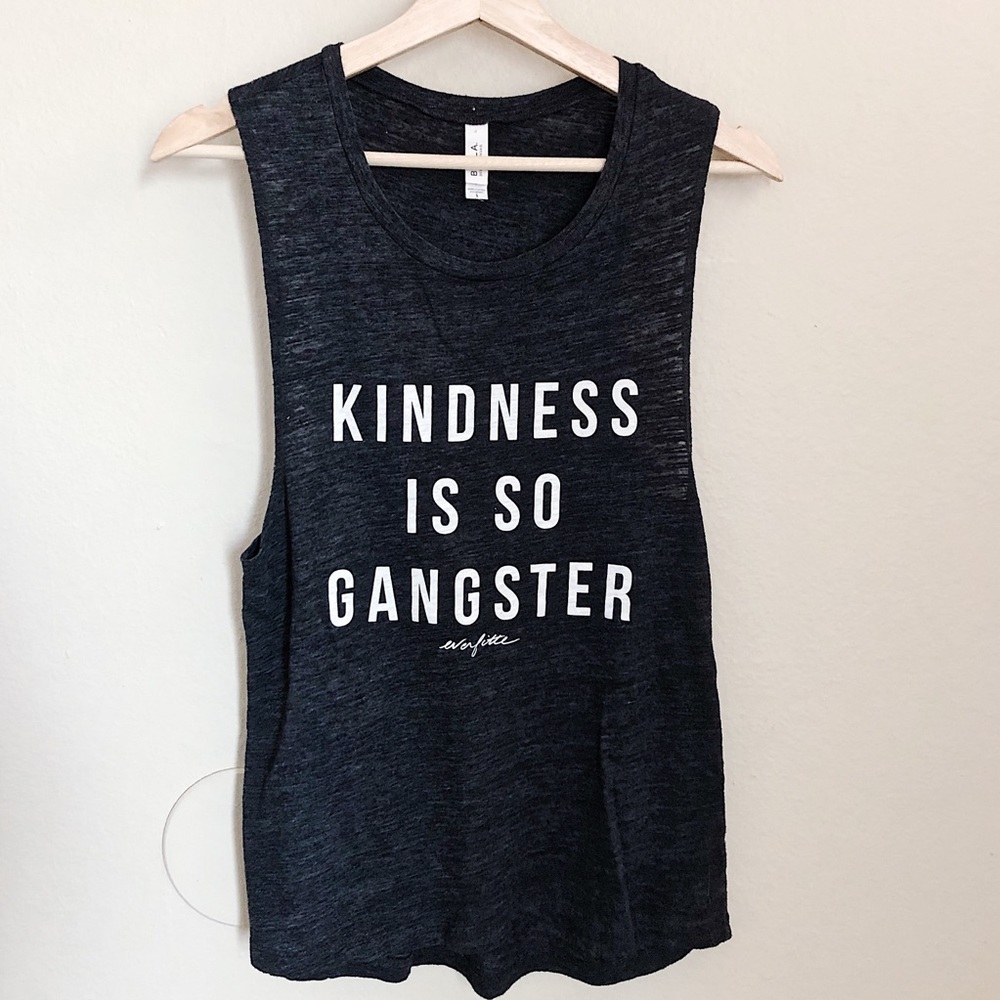 Kindness is so Gangster sleeveless tee